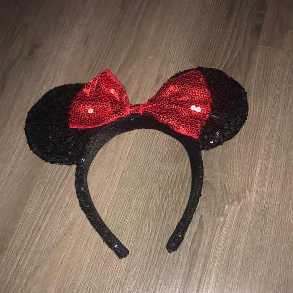 Disney Parks Sequined Minnie Ears - Picture 1 of 1